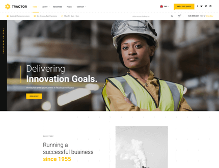 Modern Homepage